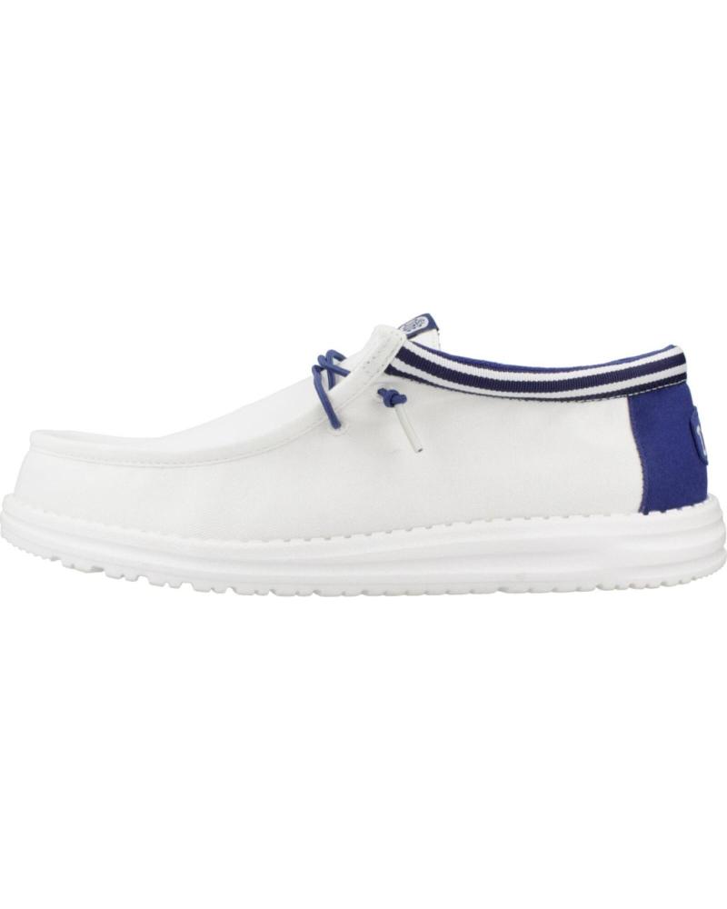 Deportivas de Hombre HEY DUDE ZAPATILLAS HOMBRE MODELO WALLY LETTERMAN COLOR BLANCO WHTBL