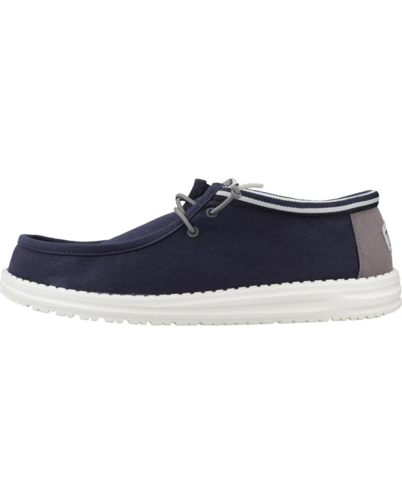 Deportivas de Hombre HEY DUDE ZAPATILLAS HOMBRE MODELO WALLY LETTERMAN COLOR AZUL NVYGRY