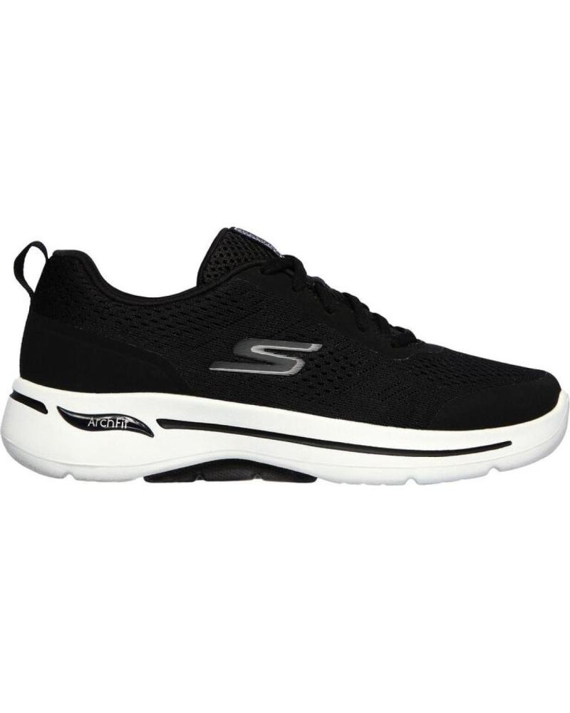 Deportivas de Mujer SKECHERS GO WALK ARCH FIT MOTION BREEZE MUJER 124404-BKW NEGRA NEGRO