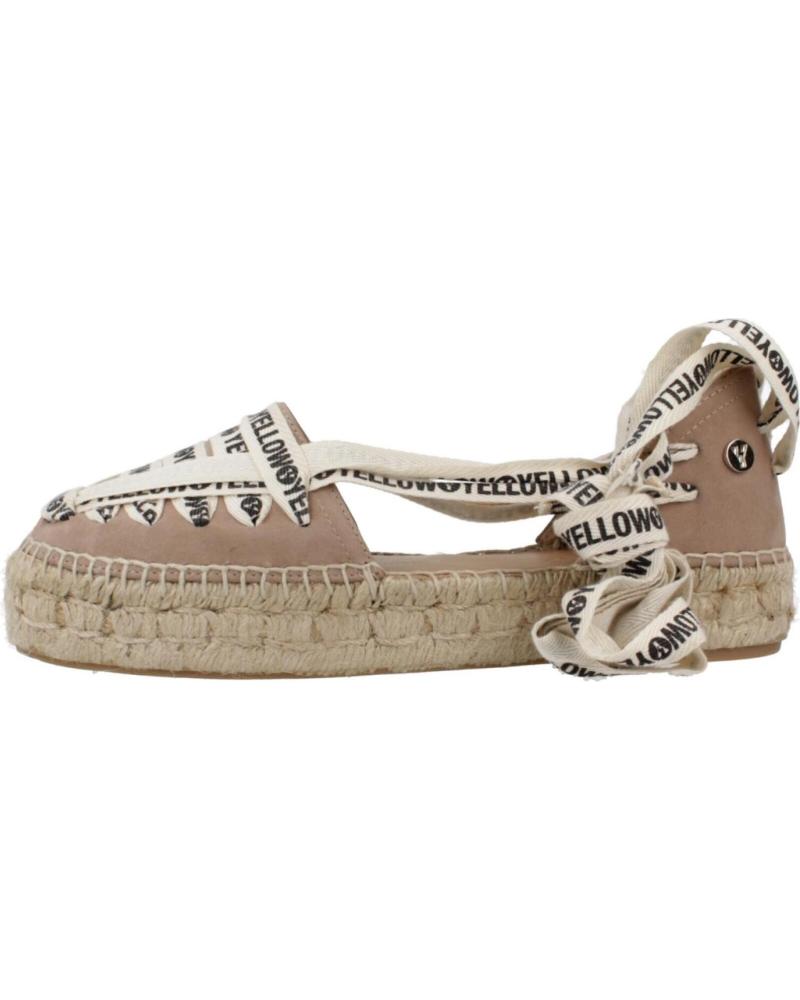 Sandalias de Mujer YELLOW ALPARGATAS MUJER MODELO JULIA COLOR MARRON CAMEL