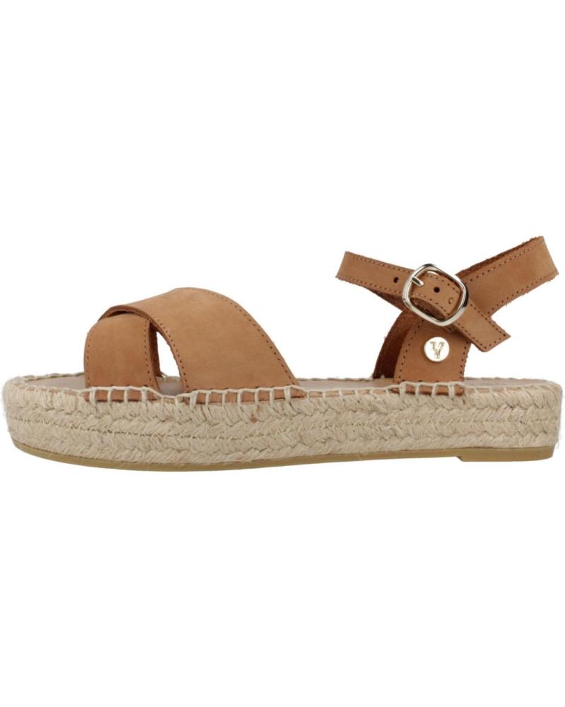 Sandalias de Mujer YELLOW ALPARGATAS MUJER MODELO RAQUEL COLOR MARRON TABACO