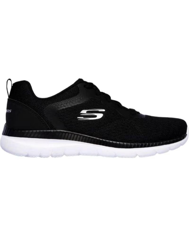Zapatillas Deportivas Skechers Bountiful 12607BKW Negro