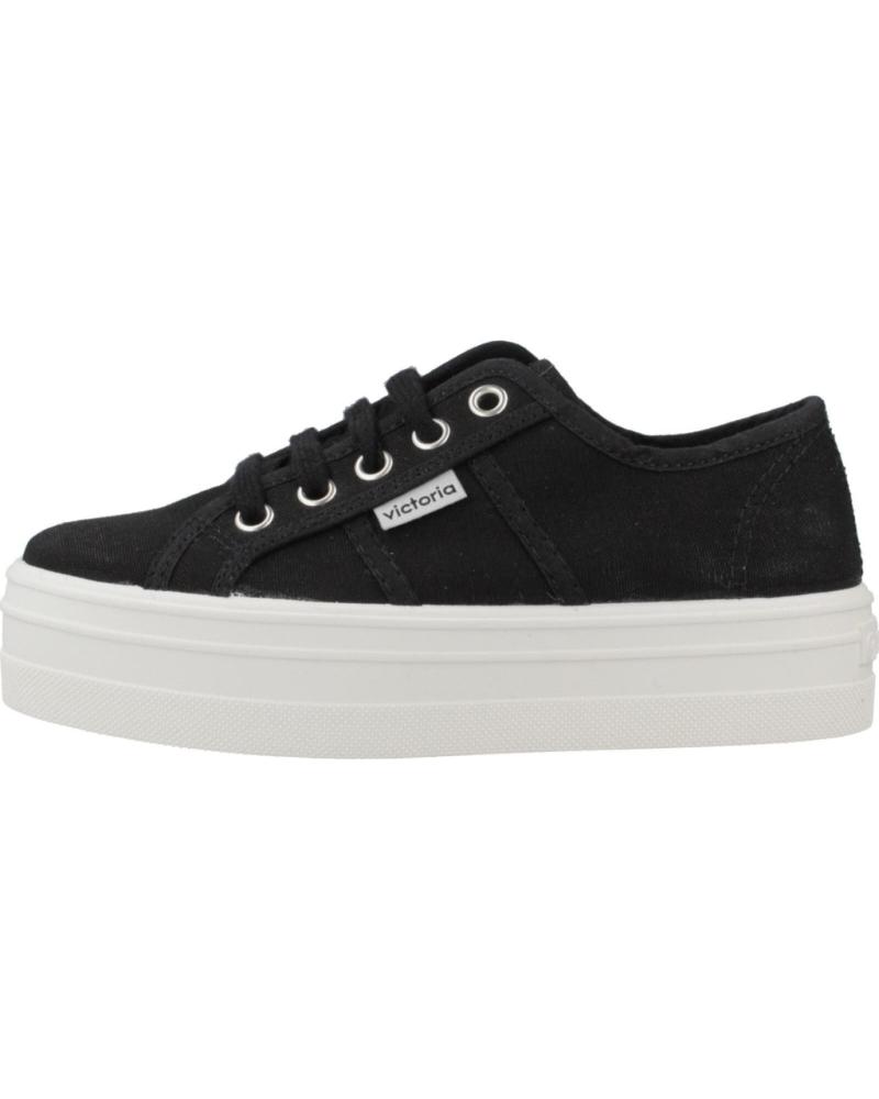Deportivas de Niña VICTORIA ZAPATILLAS NINA MODELO 109200N COLOR NEGRO