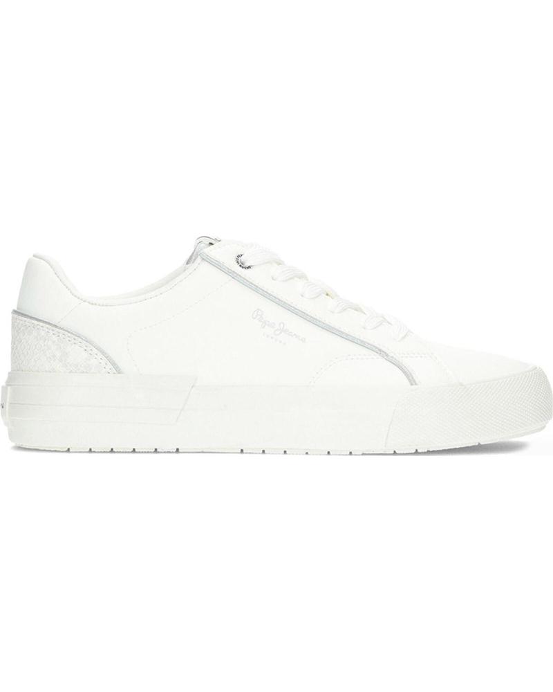 Deportivas de Mujer PEPE JEANS DEPORTIVAS PARA MUJER DE ALLEN TWIN PLS31580 WHITE