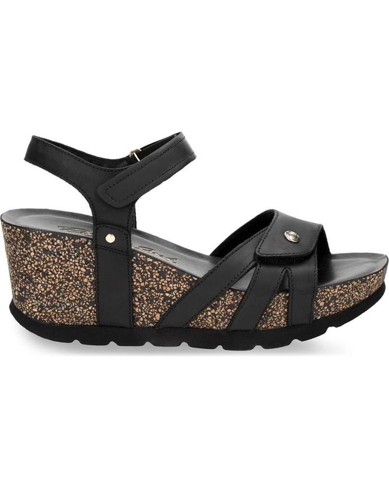 Sandalias de Mujer PANAMA JACK ROMY B4 NAPA GRASS NEGRO
