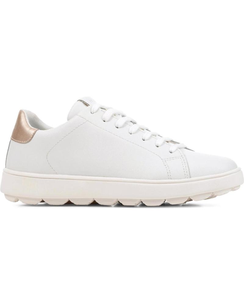 ZAPATILLAS CASUAL GEOX D45WEA BLANCAS PARA MUJER BLANCO