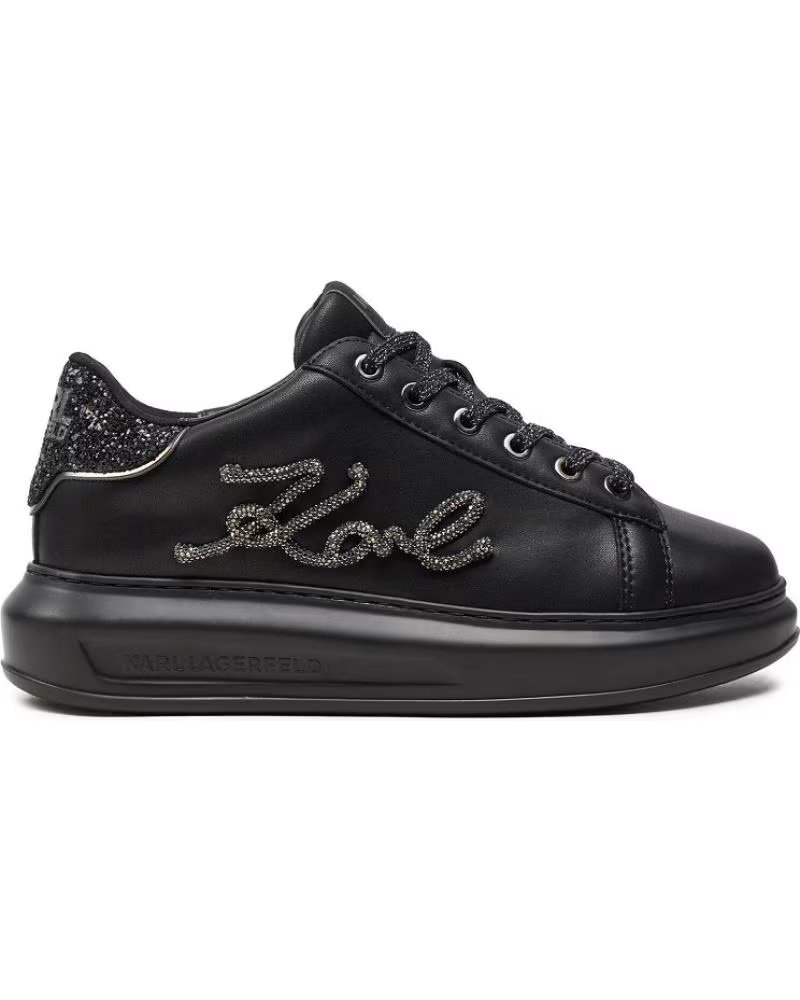 Karl Lagerfeld Kapri Signia Rhinestone Lo KL62510G Negro