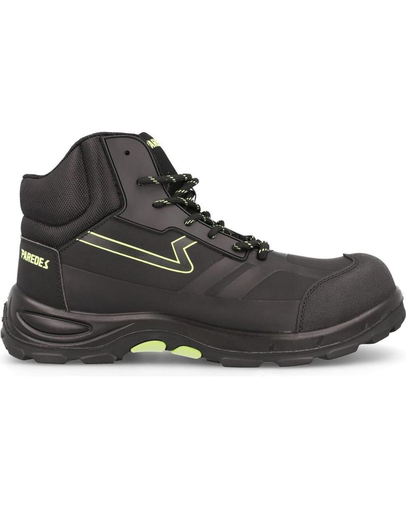 Botas de Mujer y Hombre PAREDES BOTAS DE SEGURIDAD RESISTENTES ALTAS TEMPERATURAS TOBA NEGRO NEGRO