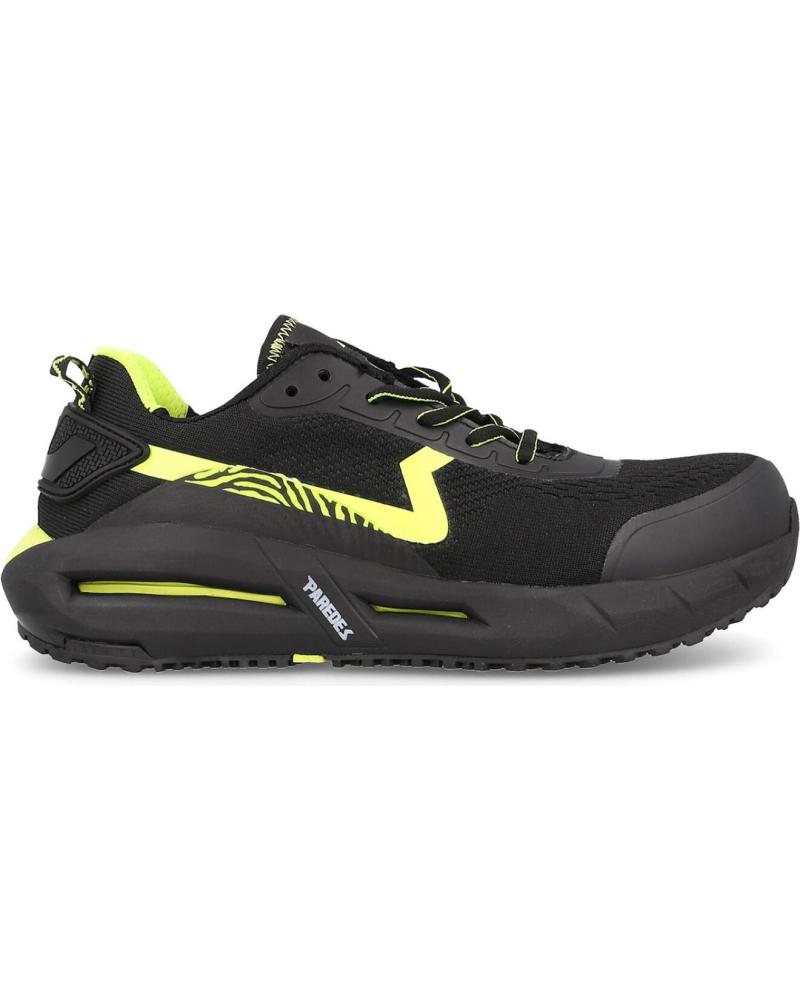 Zapatos de Hombre y Mujer PAREDES ZAPATILLAS DE SEGURIDAD ALTA TRANSPIRABILIDAD NEO NEGRO NEGRO