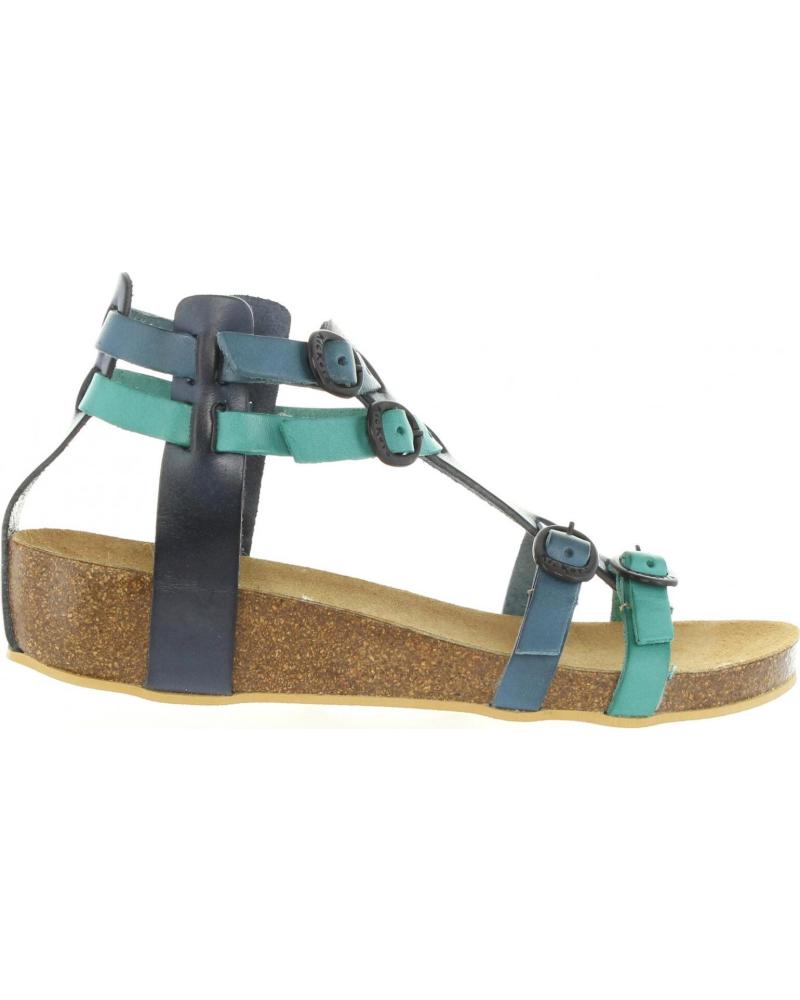 Sandalias de Mujer y Niña KICKERS 420390-30 BOMDIA 53 BLEU TURQUOISE