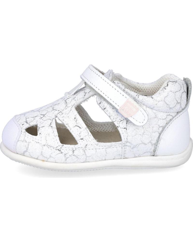 Sandalias de Niña BUBBLE BOBBLE PF220-1 SANDALIA RESPETUOSA PIEL BLANCO