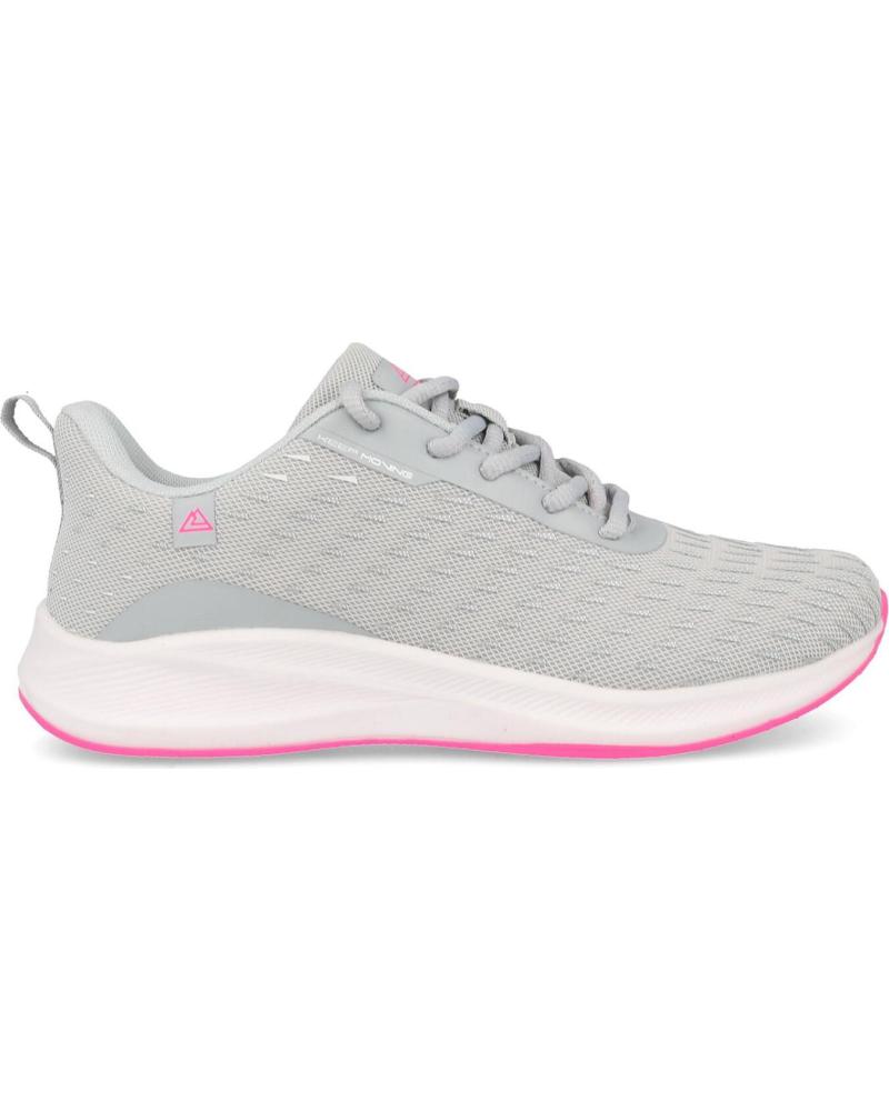 ZAPATILLAS PAREDES NULLAN CONFORT GRISES CON SUELA ROSA PARA MUJER GRIS GRIS