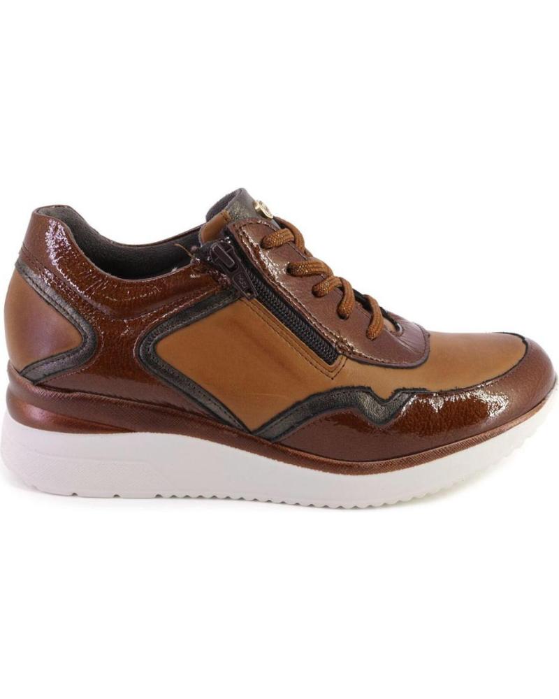 ZAPATILLA CASUAL PITILLOS 10205 PIEL CUERO CON TEXTURAS CUERO