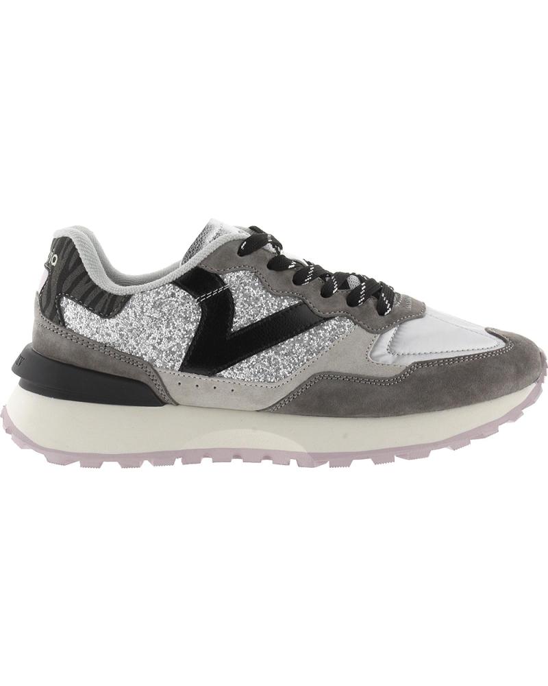 Deportivas de Mujer VICTORIA DEPORTIVAS 8807103 RUSH METAL GLITTER PLATA