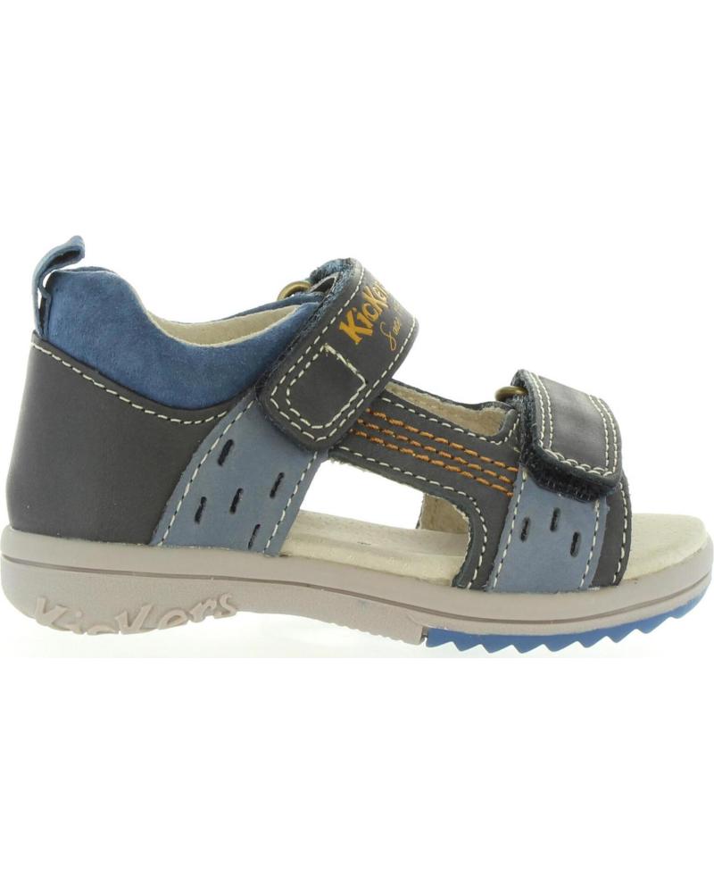 Sandalias de Niño KICKERS 414741-11 PLAZABI 52 BLEU FONCE