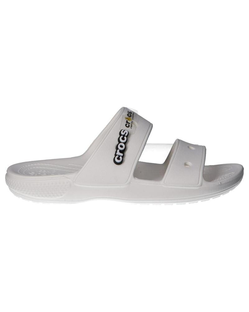 Chanclas de Mujer y Hombre y Niña y Niño CROCS 206761 100B-WHITE