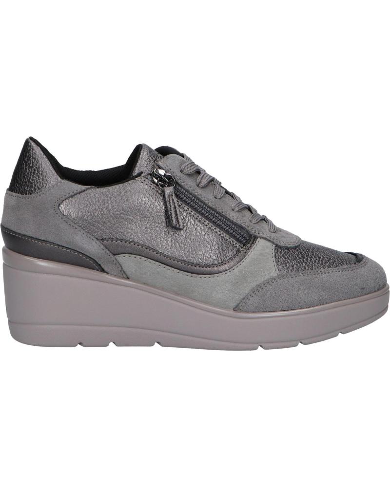 GEOX D ILDE D46RAA C9002 - ZAPATILLAS CASUAL GRIS OSCURO C9002 DK GREY