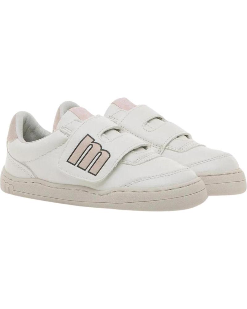 Deportivas de Niña MTNG ZAPATILLAS DE DEPORTE MUSTANG BLANCO Y ROSA