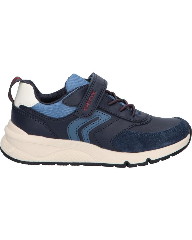 Deportivas de Niño GEOX J46H0D 054FU J ROONER C4244 NAVY-DK RED