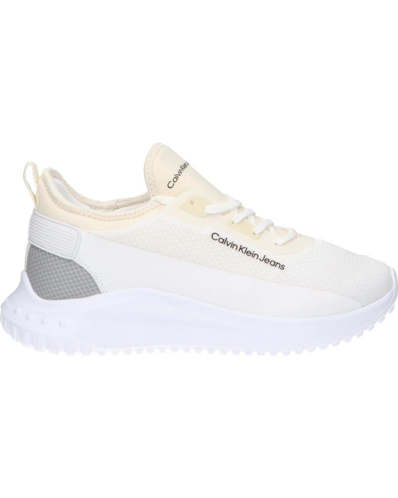 Deportivas de Mujer CALVIN KLEIN YW0YW01572 EVA RUNNER 0F5 CREAMY WHITE-BRIGHT WHITE