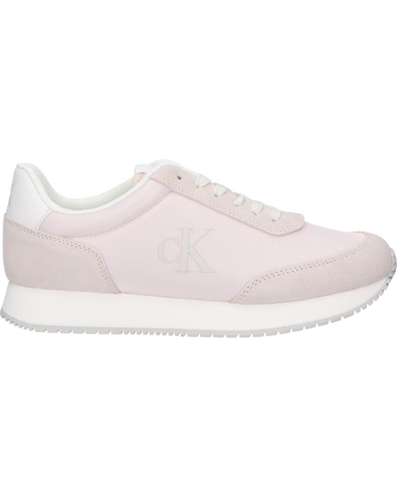 Deportivas de Mujer CALVIN KLEIN YW0YW01615 RUNNER LACEUP 0KC LILAC ASH-EGGSHELL
