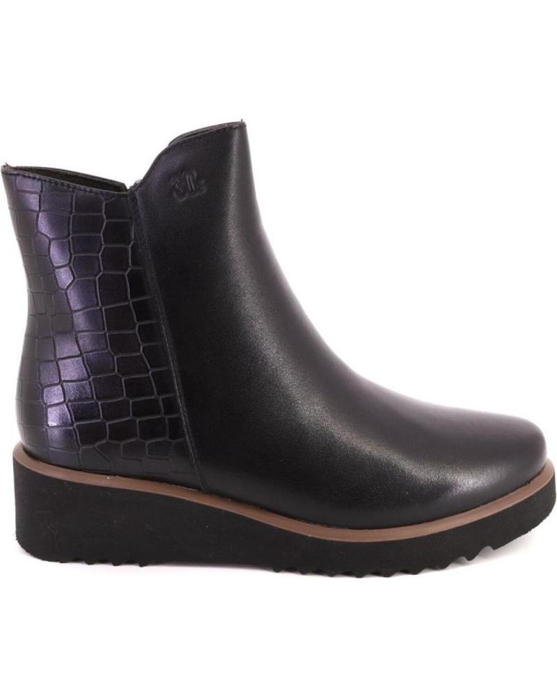 Botins de Mulher TREINTAS 4231 BOTINES DE MUJER PIEL NEGRO