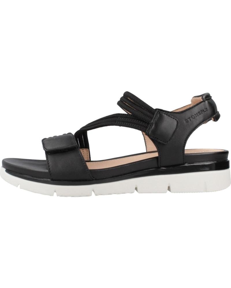 Sandalias de Mujer STONEFLY SANDALIAS MUJER MODELO ELODY 23 ELASTIC-NAPPA LTH COLOR NEGR 000