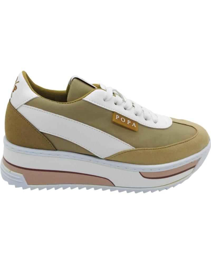 Deportivas de Mujer POPA ZAPATILLA CASUAL MUJER KONGUR NYLON DS43201010 BEIG
