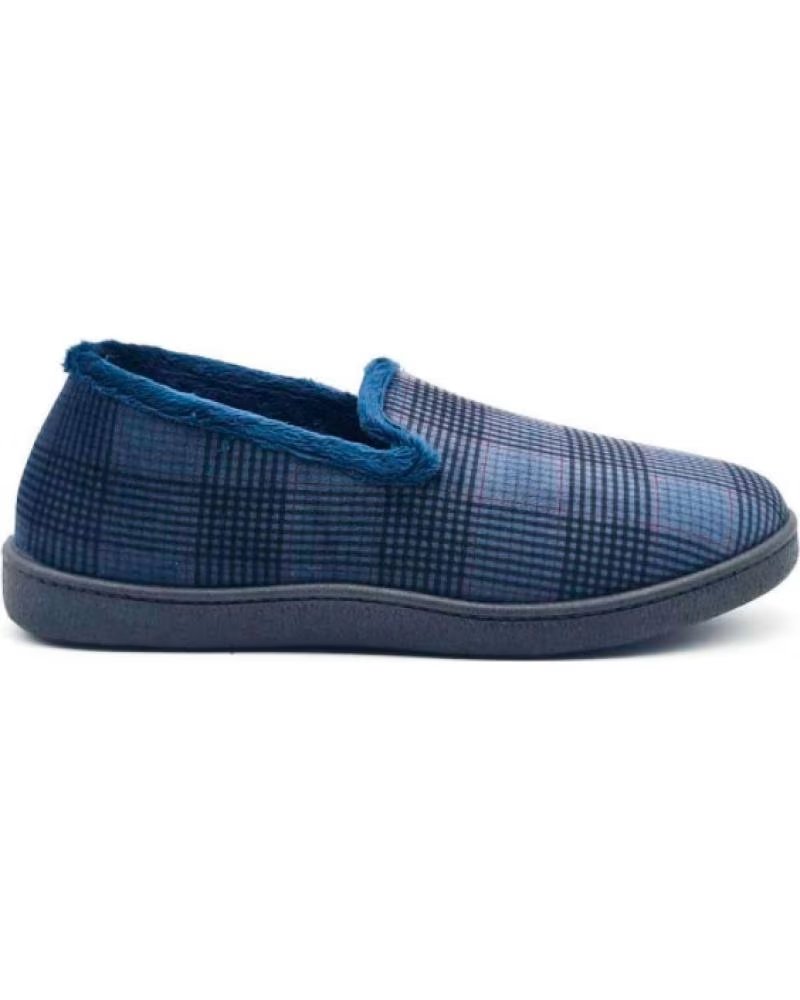 de roal - zapatilla cerrada cuadros - plant extraible marino
