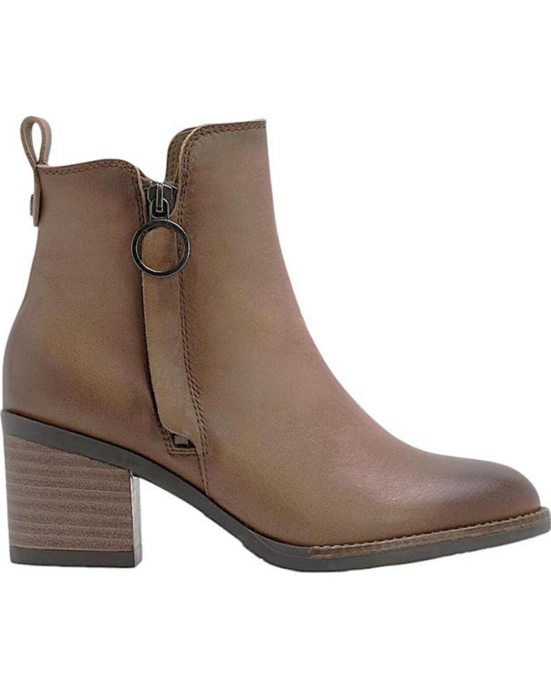 Botines de Mujer PORRONET BOTIN CUERO TAUPE