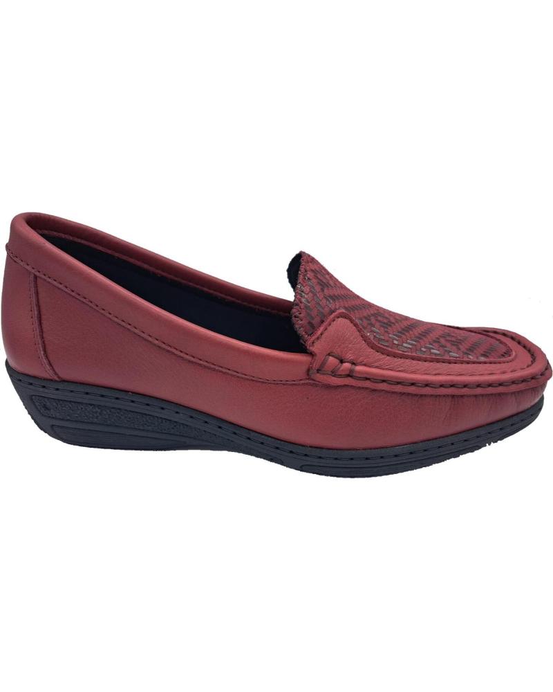 Sapatos de Mulher DIGO DIGO MOCASIN PIEL COMODO ROJO