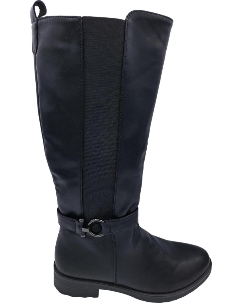 Botas de Mulher DAVINIA BOTA PLANA SENORA NEGRO
