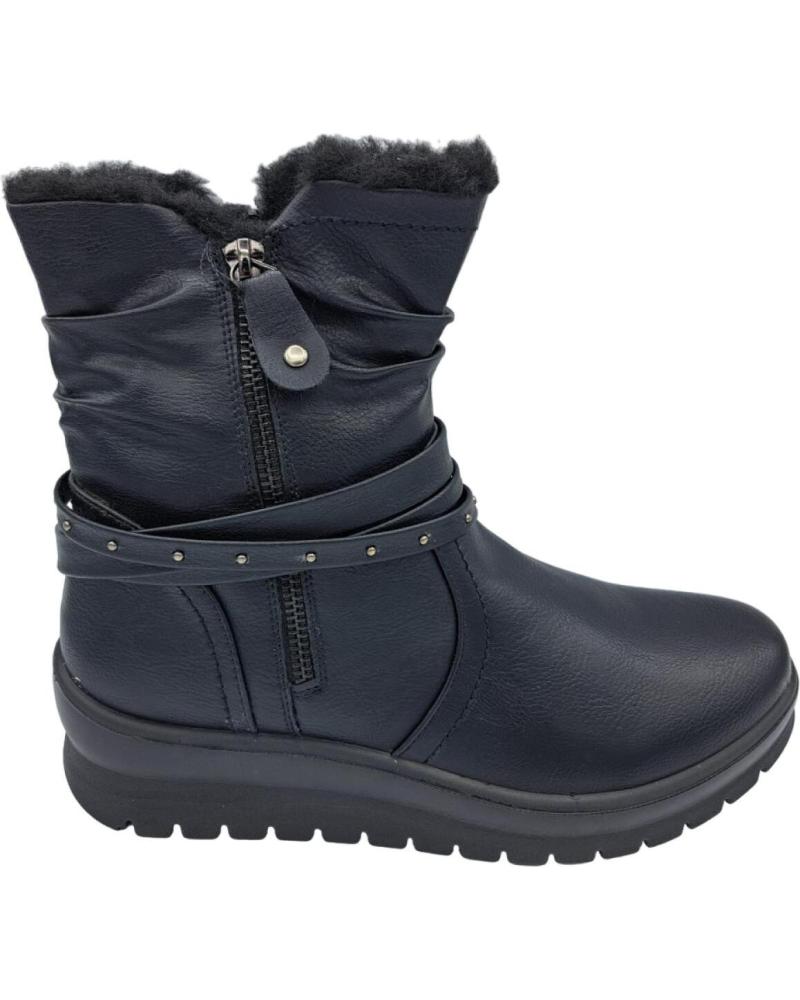 Botins de Mulher DAVINIA BOTIN CUNA BAJA NEGRO