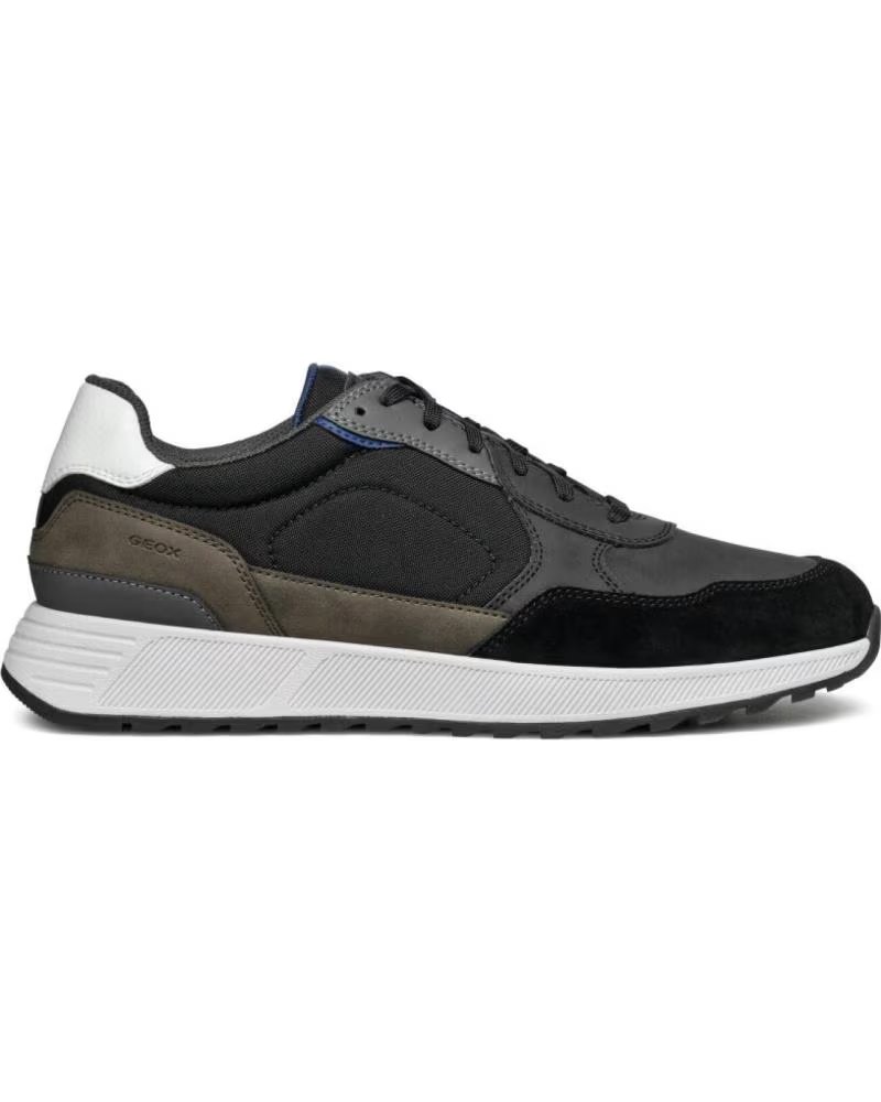 Geox Deportiva Low Cut para Hombre de C0033 Black-military