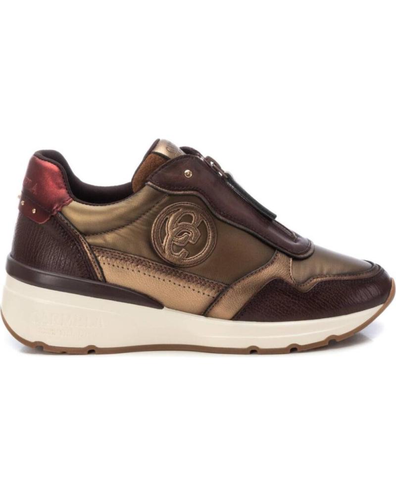 Deportivas de Mujer CARMELA ZAPATILLAS CORDONES AJUSTABLES MARRON