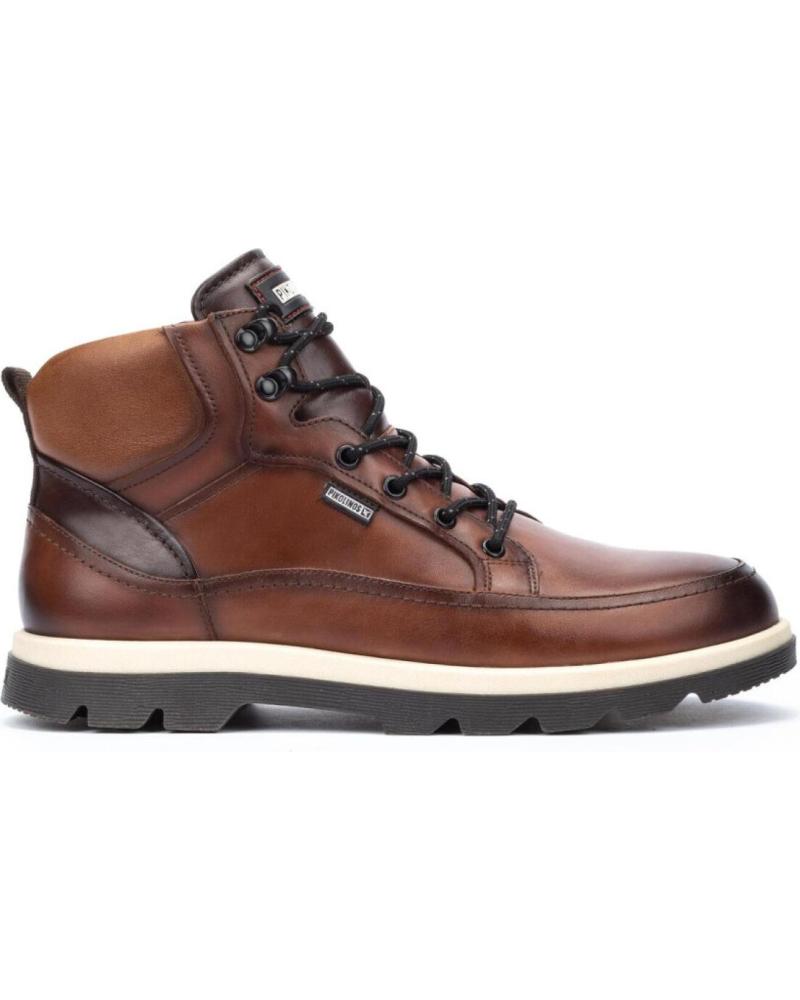 BOTÍN HOMBRE PIKOLINOS VIGO M3M-8107C1 PIEL CORDONES MARRóN