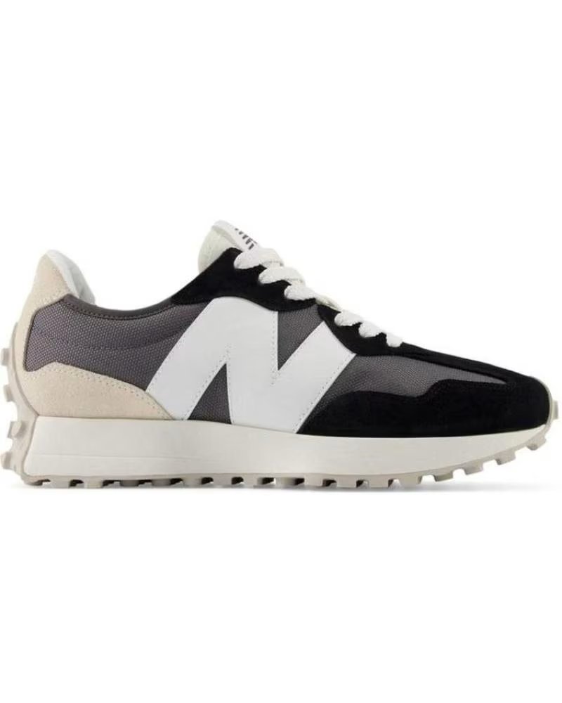 Zapatillas New Balance U327 Gris Blanco Negro Fe