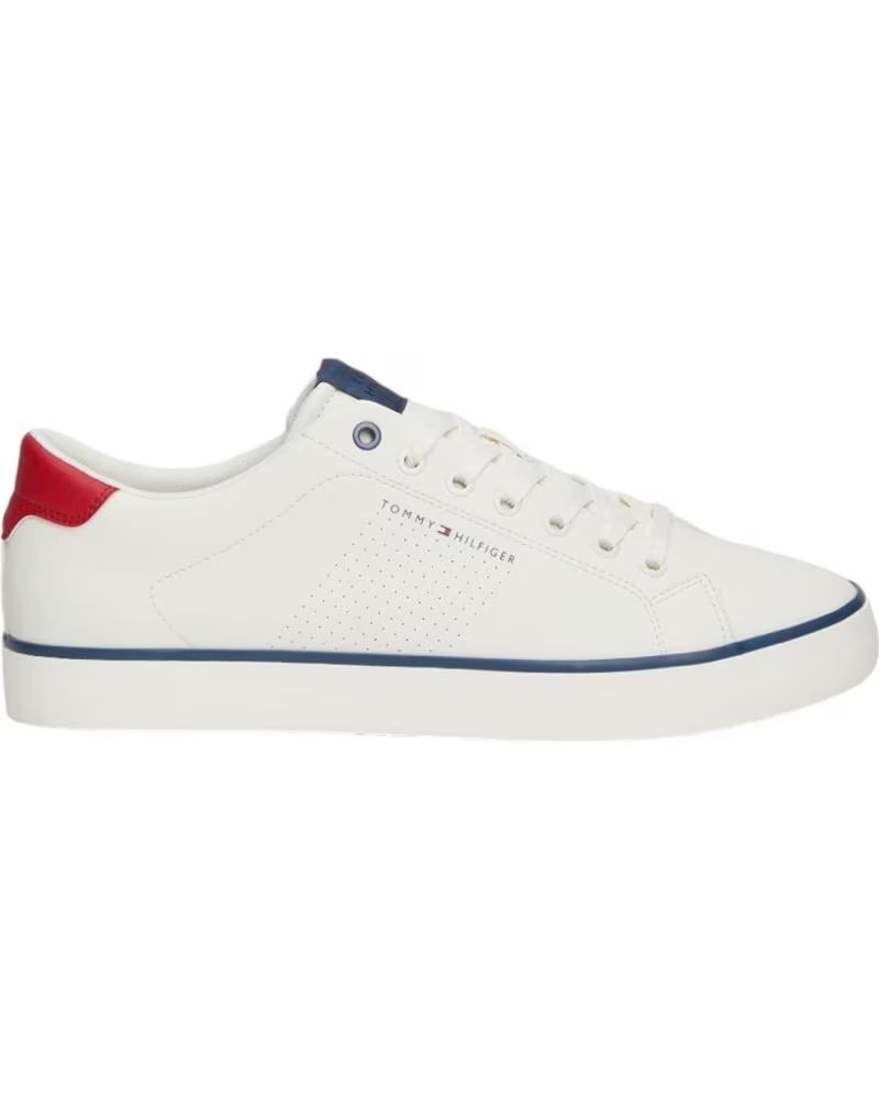 Tommy Hilfiger Zapatillas Th Hi Vulc Low Core Seasonal Blanc Blanco
