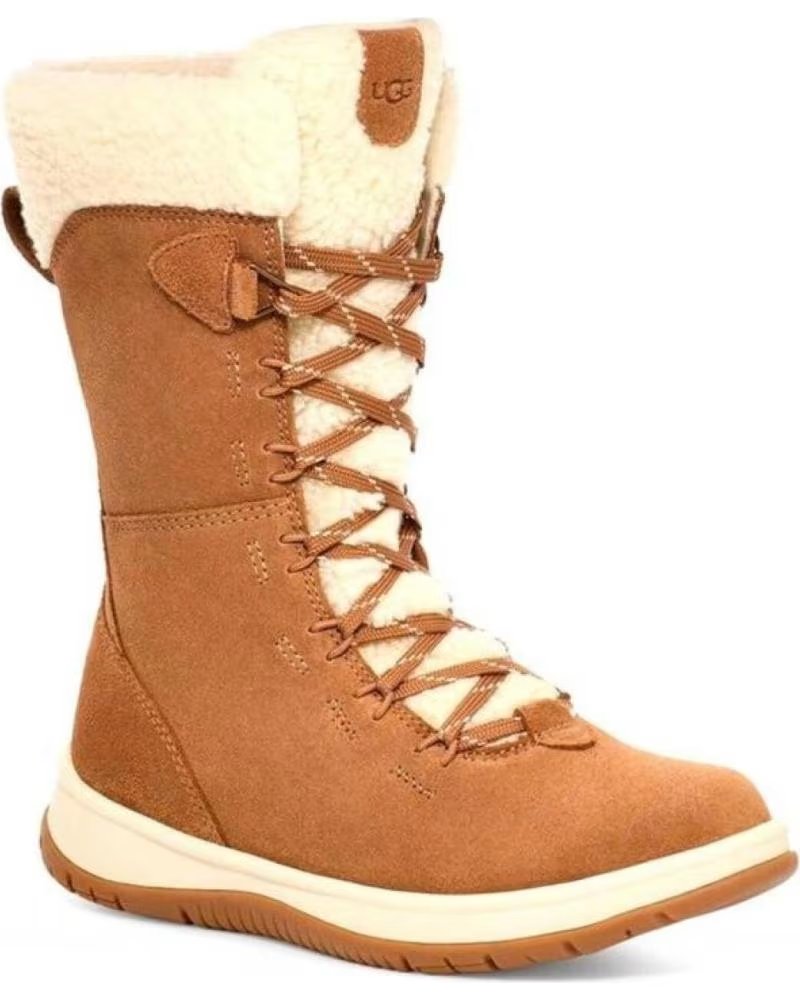 Ugg Botas Mujer Lakesider Tall Lace Chestnut 1130900 Camel