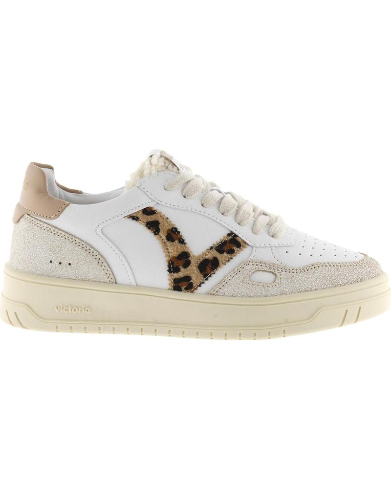 Deportivas de Mujer VICTORIA SNEAKERS 1257124 SEUL ANIMAL CAMEL