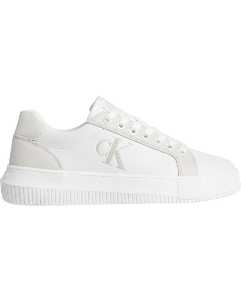 Deportivas de Mujer CALVIN KLEIN DEPORTIVA CASUAL PARA MUJER YW016140 COLOR BLA BLANCO