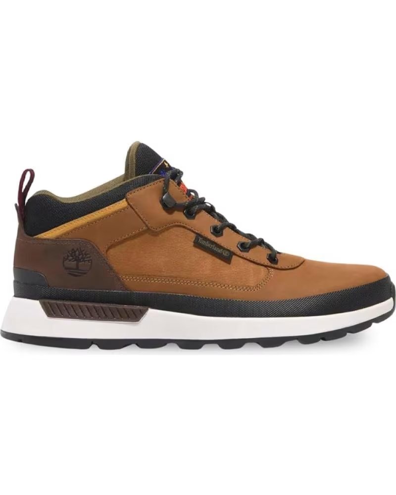 Botines de Hombre Timberland Field Trekker TB0A6DKNEM51 con Cordones y Piel Natural Marrón