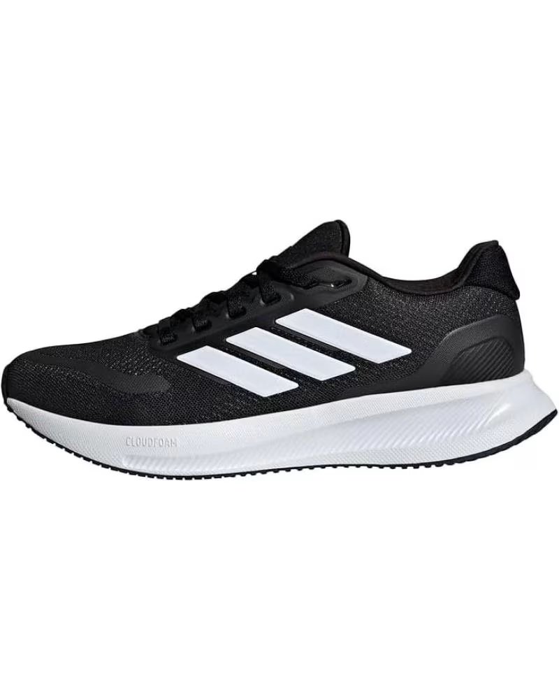 Zapatillas Adidas Runfalcon 5 W IH7759, Negro con Suela Blanca
