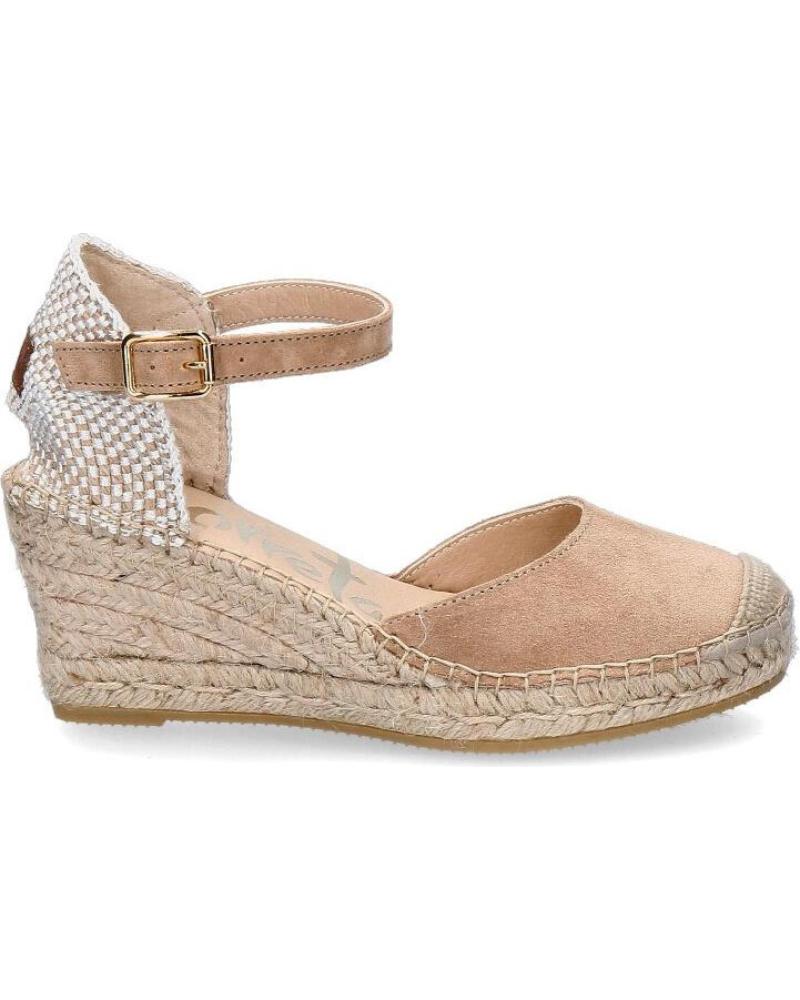 Sandalias de Mujer VIDORRETA VALENCIANA CUNA YUTE 6 CM BEIGE