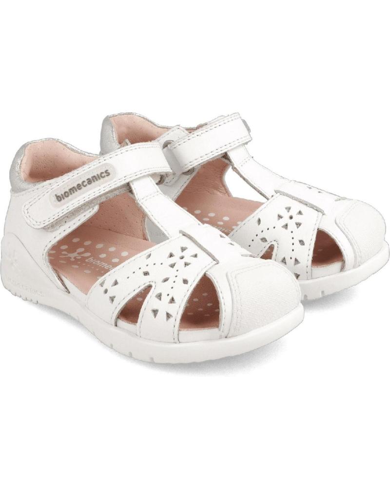Zapatos de Niña BIOMECANICS SANDALIA BIOEVOLUTION TROQUELADA 202165 BLANCO