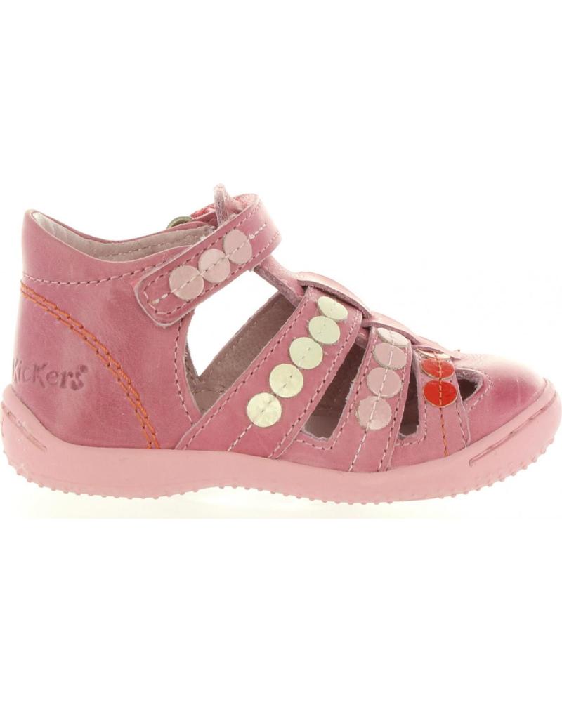 Sandalias de Niña KICKERS 469680-10 GIFT 133 ROSE CORAIL