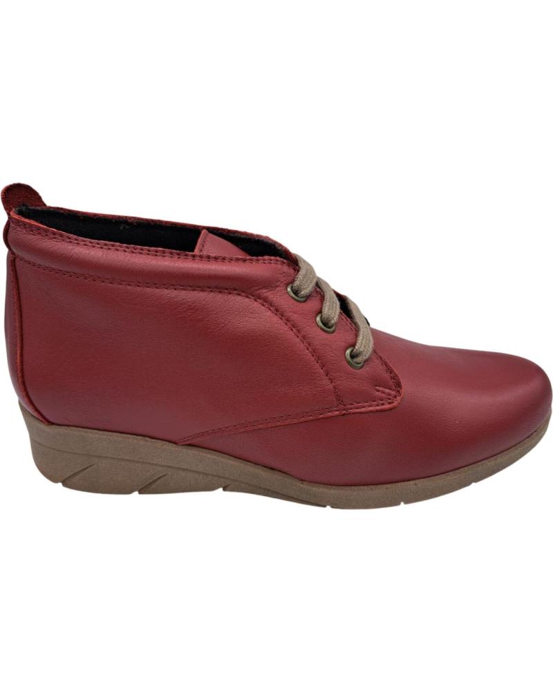Botins de Mulher CALZADOMANIA BOTIN PIEL CORDON ROJO
