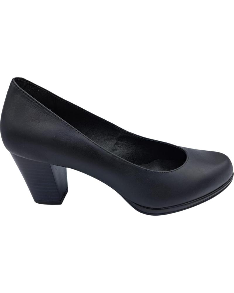Sapatos de Mulher CALZADOMANIA ZAPATO SALON EN PIEL NEGRO