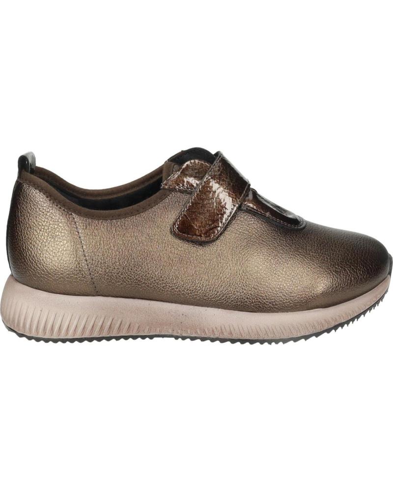 D`CUTILLAS ZAPATILLAS CASUAL MODELO 87228 BRONCE | CIERRE VELCRO, PLANTILLA EXTRAÍBLE BRONCE