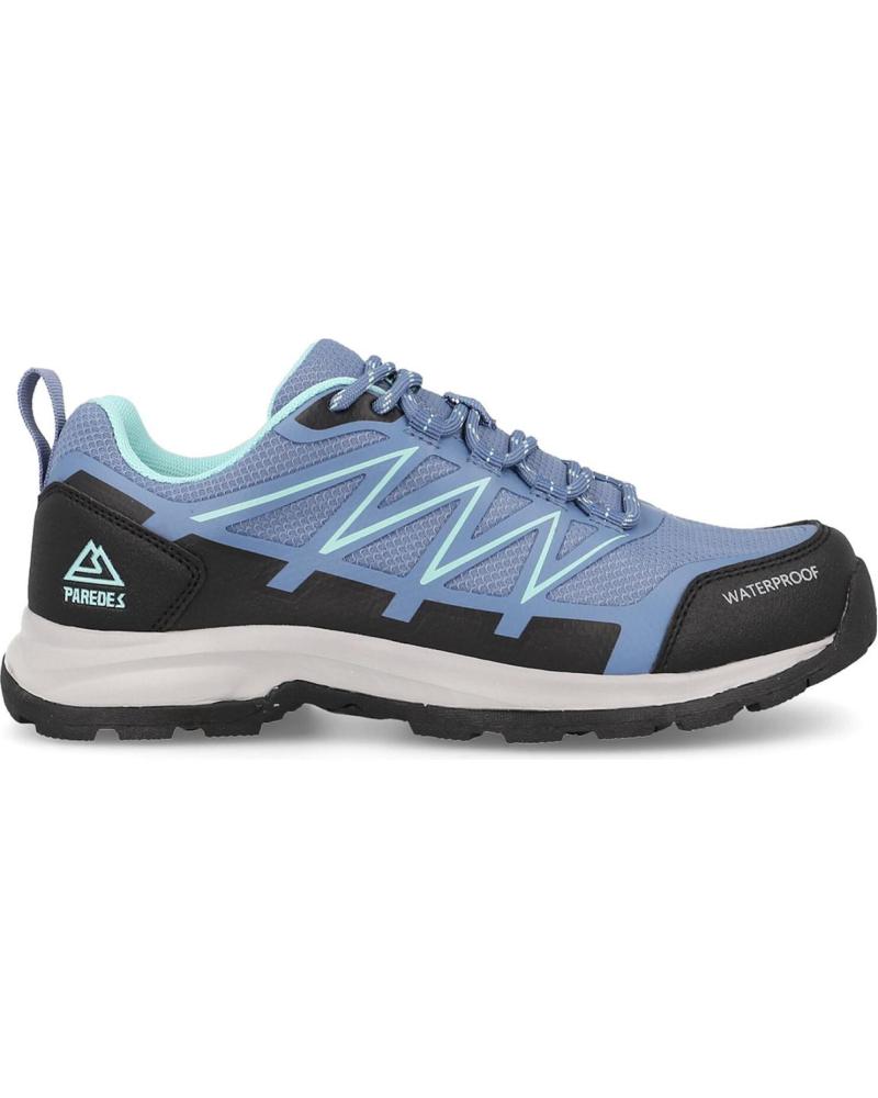 Deportivas de Mujer PAREDES ZAPATILLAS TREKKING MUJER CONFORT AGRON AZUL MOCHILA DE REGA AZUL AZUL